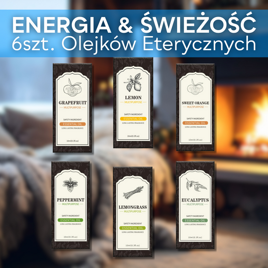 Zestaw Olejków Energia & Świeżość