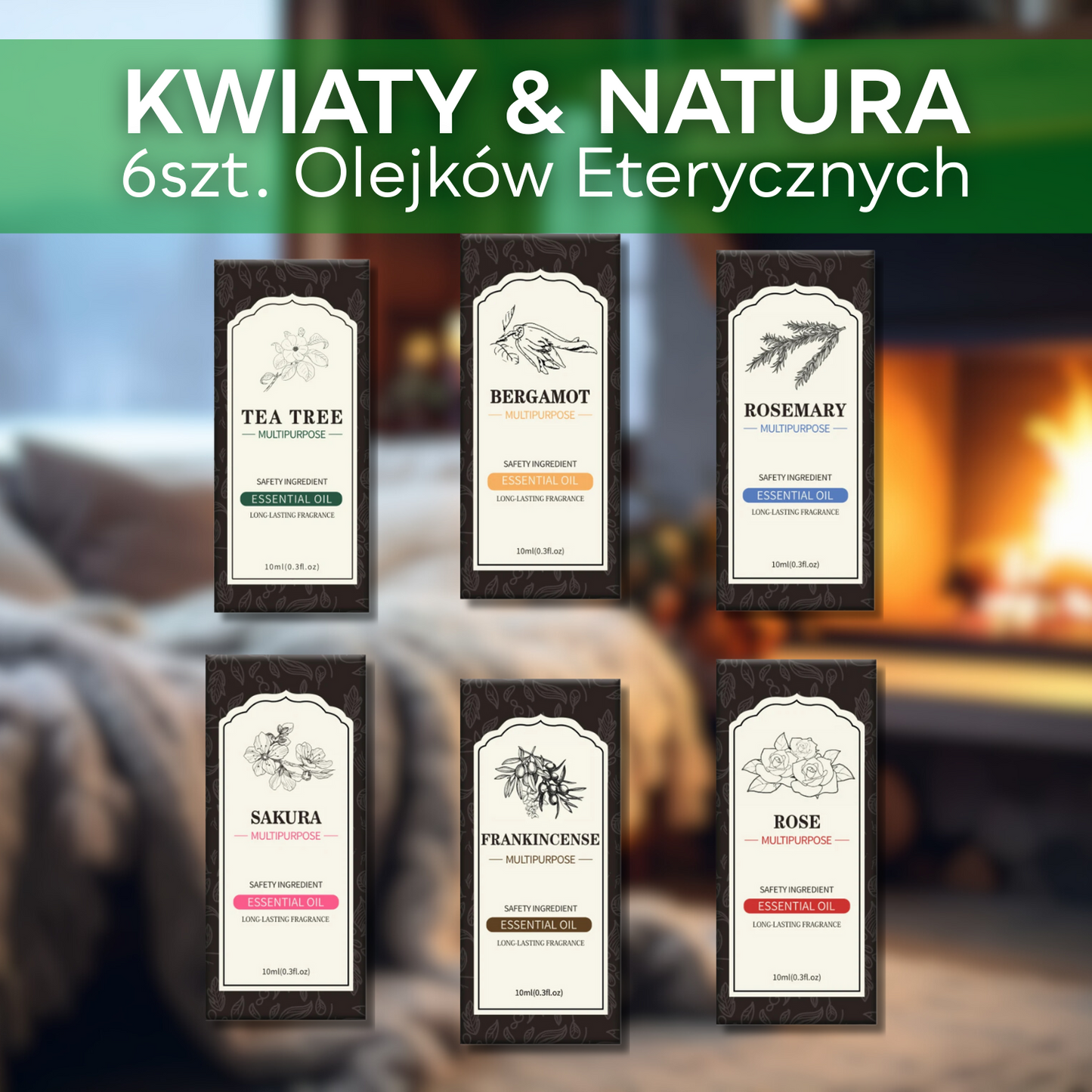 Zestaw Olejków Kwiaty & Natura